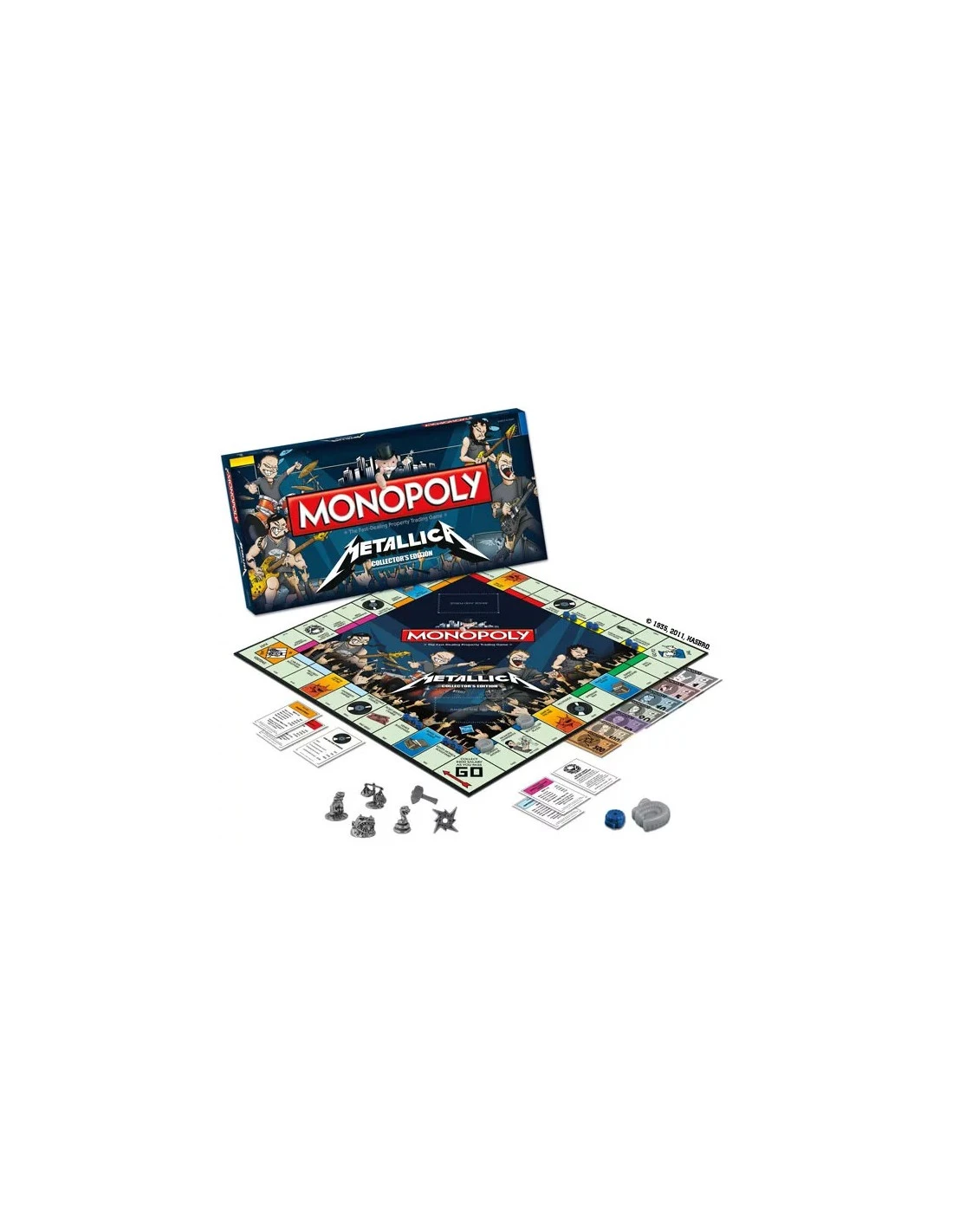 WINNING MOVES Monopoly Metallica 4 WINNING MOVES Monopoly Metallica - Afbeelding 2
