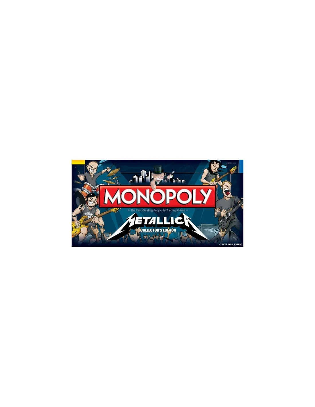 WINNING MOVES Monopoly Metallica 3 WINNING MOVES Monopoly Metallica