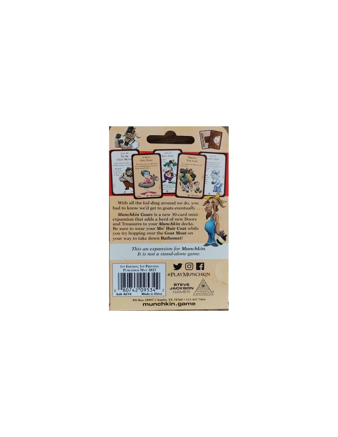 Steve Jackson Games Munchkin: Goats 4 Steve Jackson Games Munchkin: Goats - Afbeelding 2