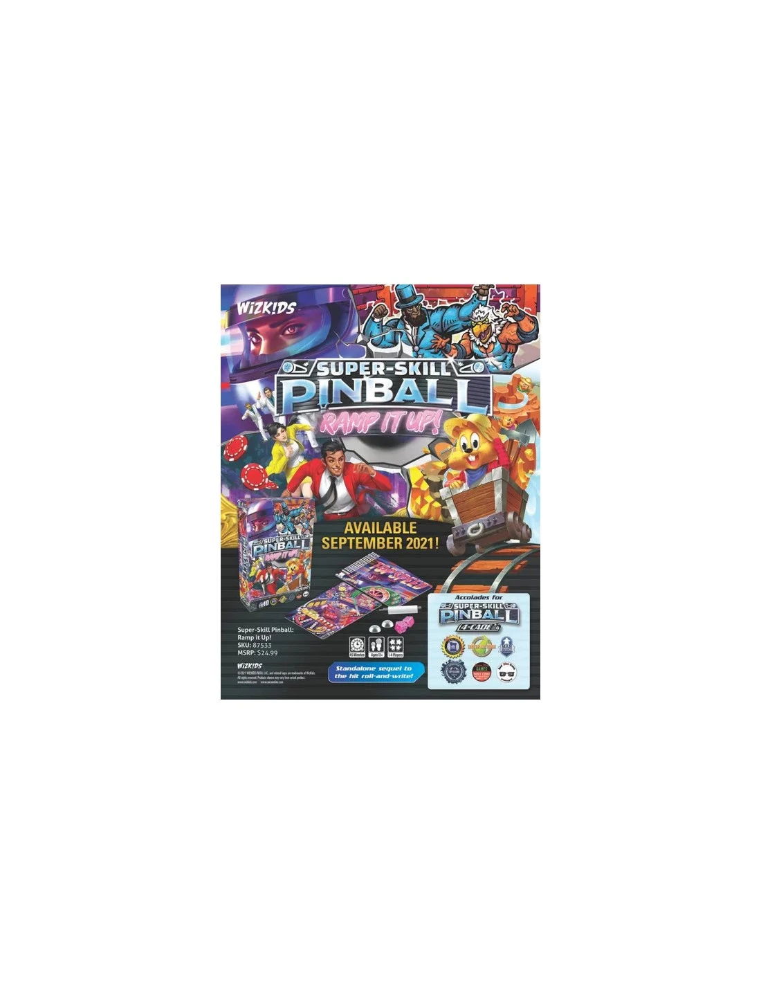 Wizkids Super-Skill Pinball: Ramp It Up! 4 Wizkids Super-Skill Pinball: Ramp It Up! - Afbeelding 2