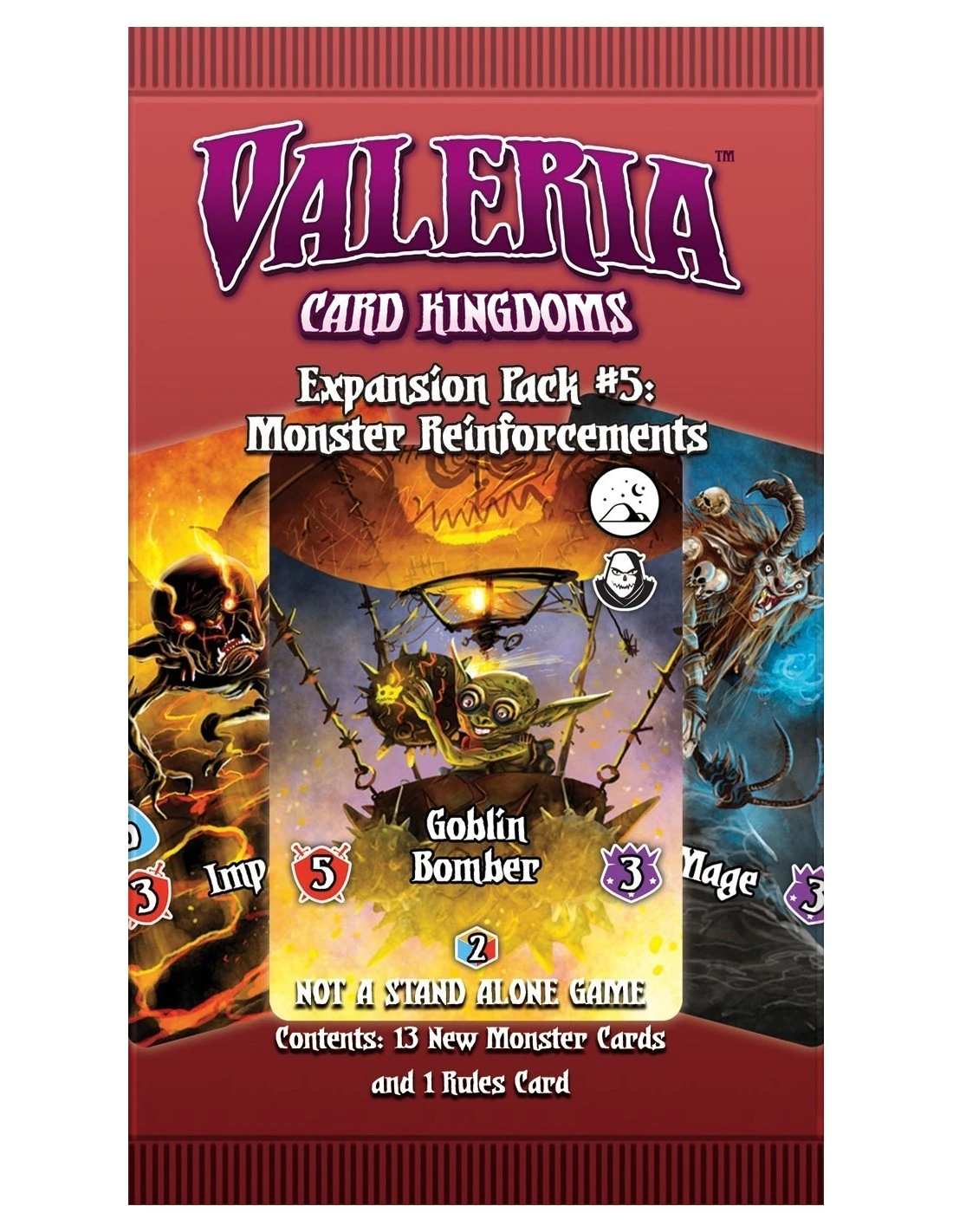 Valeria: Card Kingdoms - Expansion Pack 5: Monster Reinforcement 3 Valeria: Card Kingdoms - Expansion Pack 5: Monster Reinforcement